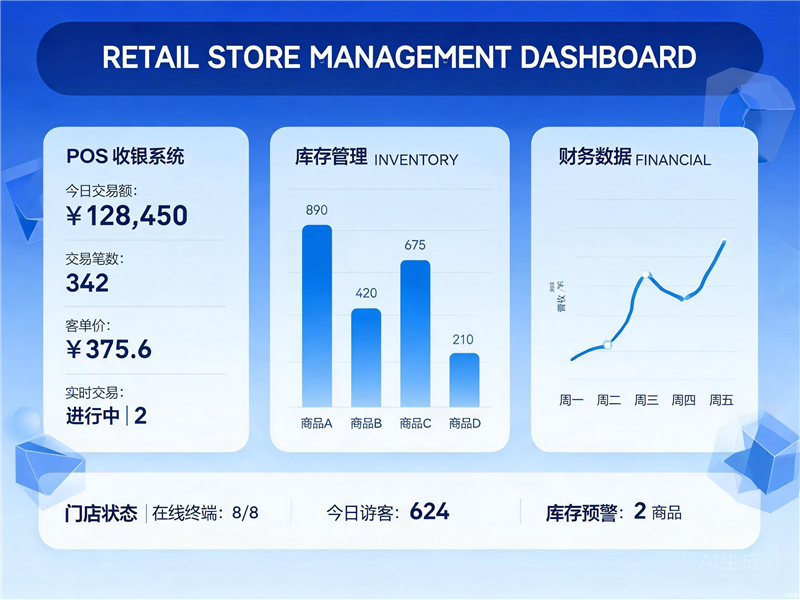 零售门店如何实现收银、库存、财务统一管理？速达进销存软件解决方案