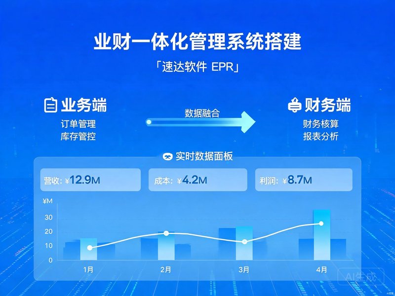 全国中小企业业财一体化管理系统搭建实战指南｜速达ERP落地方案
