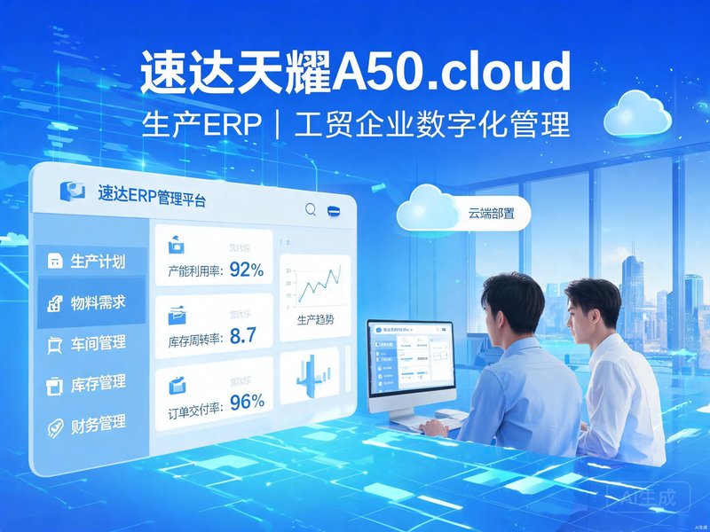 速达天耀A50.cloud生产ERP功能详解|工贸企业数字化升级首选