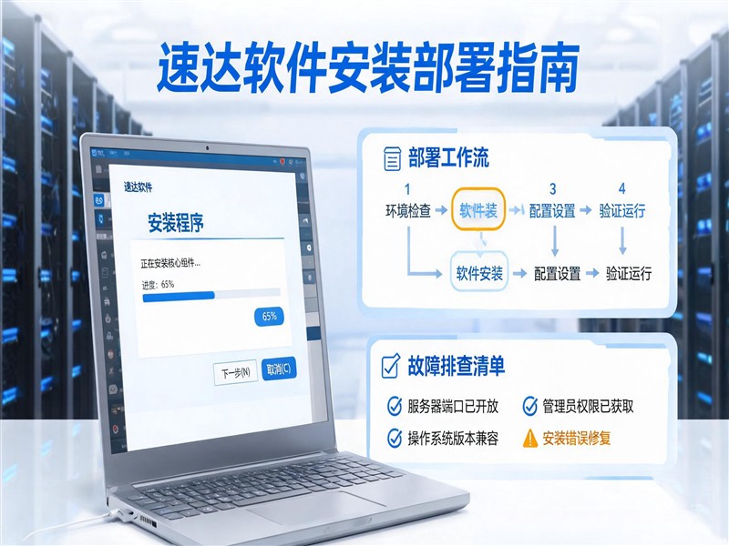 速达软件安装部署常见报错与解决方法：全国企业快速上手指南