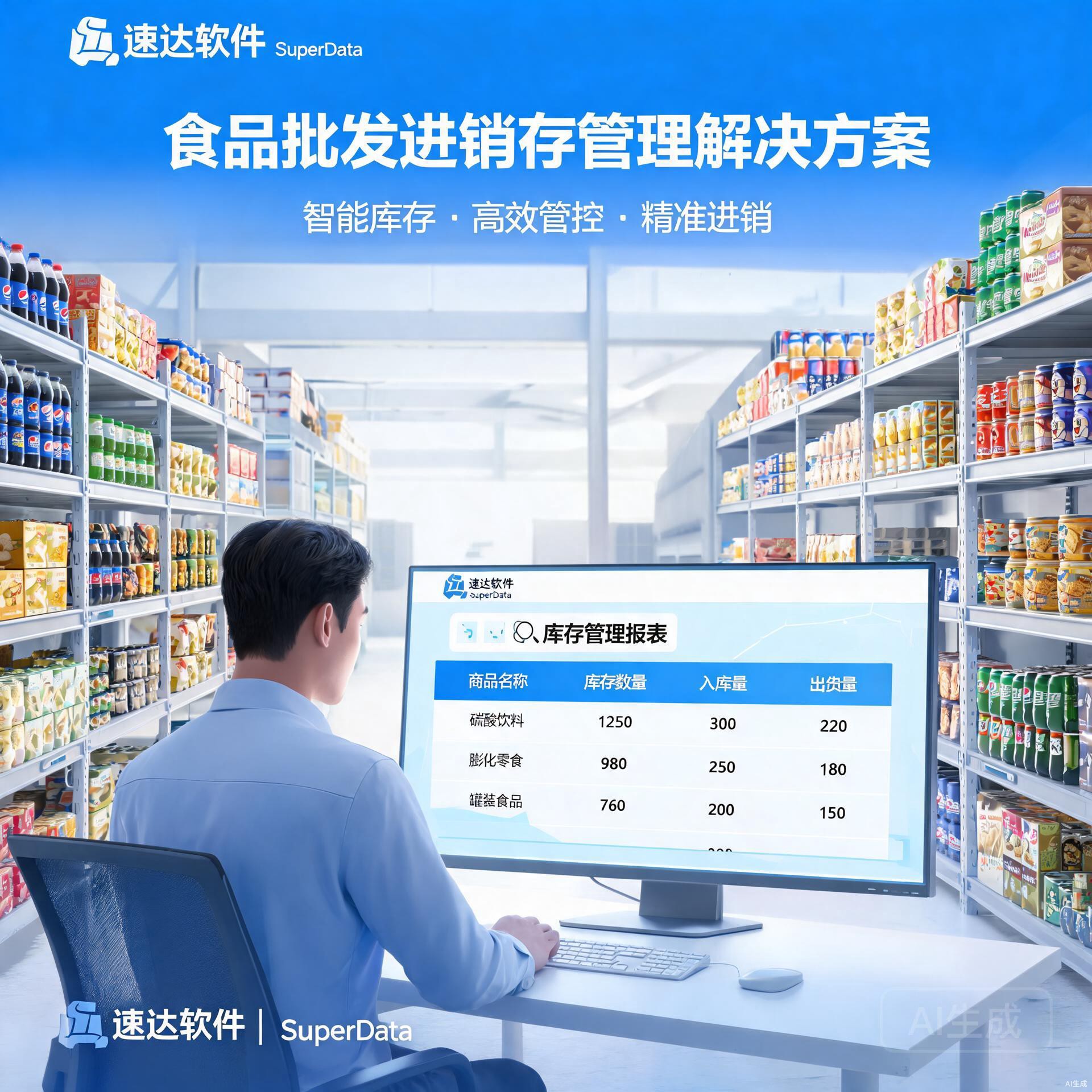 食品批发行业进销存管理方案