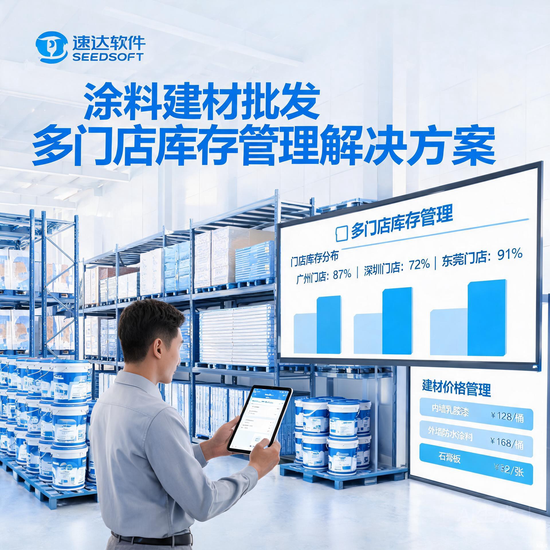 涂料建材多门店管理方案