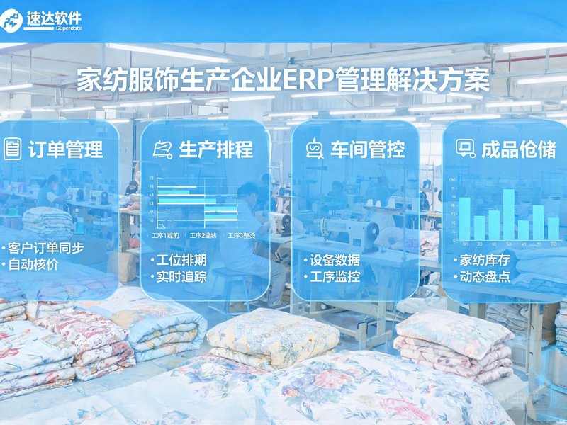 家纺服饰生产企业ERP管理方案