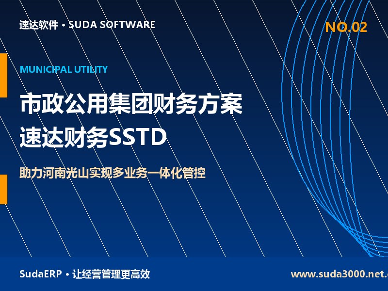 市政公用集团财务管理方案 速达财务SSTD助力河南光山县实现多业务一体化管控