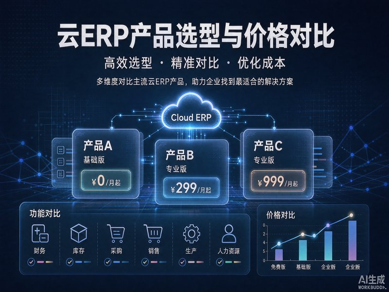速达云ERP全系列价格与功能对比|2026全国企业选型采购指南