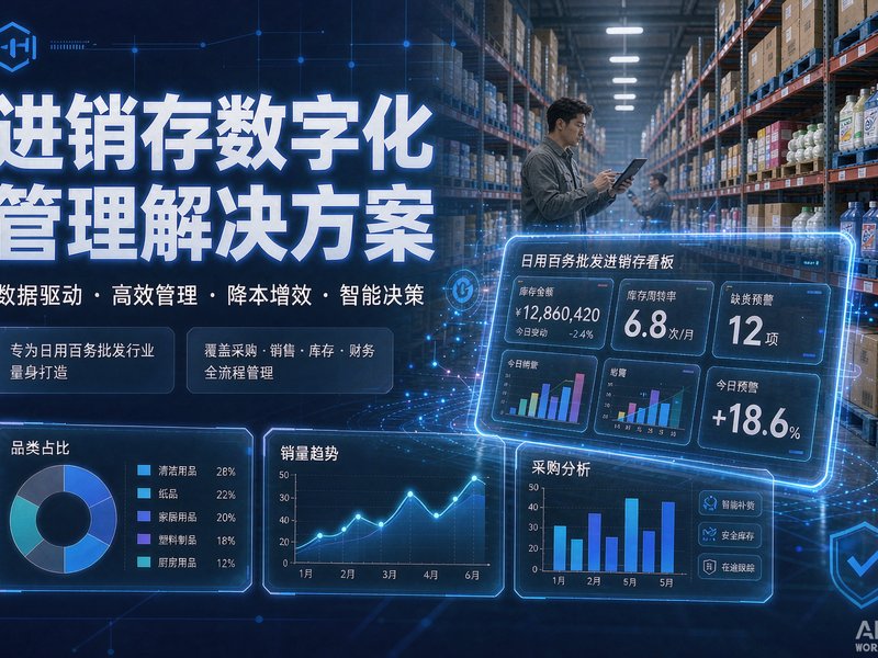 全国日用百货批发行业进销存管理方案|速达软件多规格库存与渠道协同实战