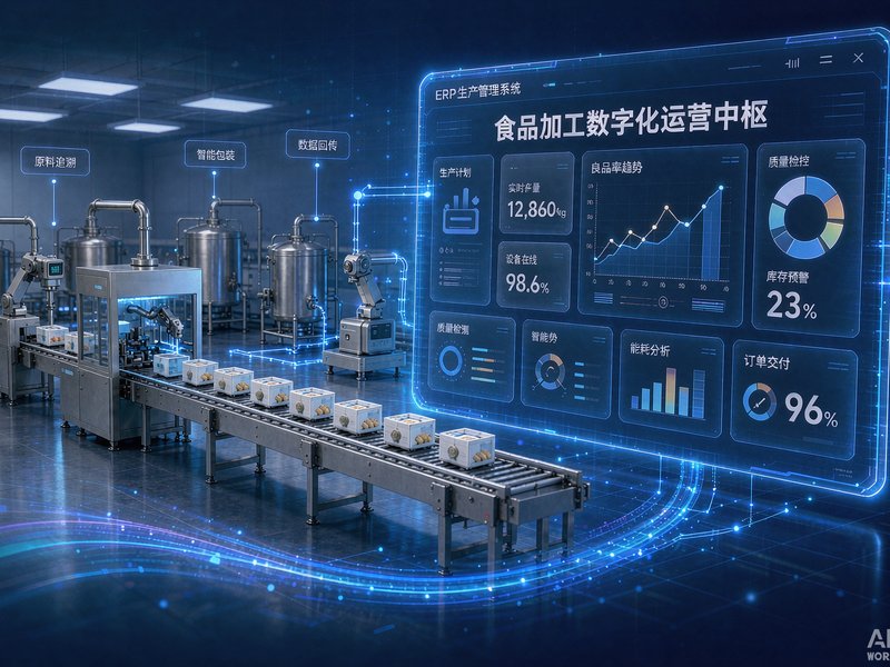 全国食品加工行业数字化管理方案|速达ERP BOM配料与成本核算实战