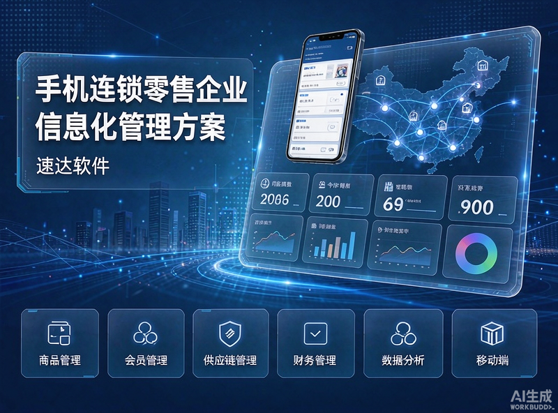 手机连锁零售企业信息化管理方案 速达软件实现串号管理与多门店远程协同