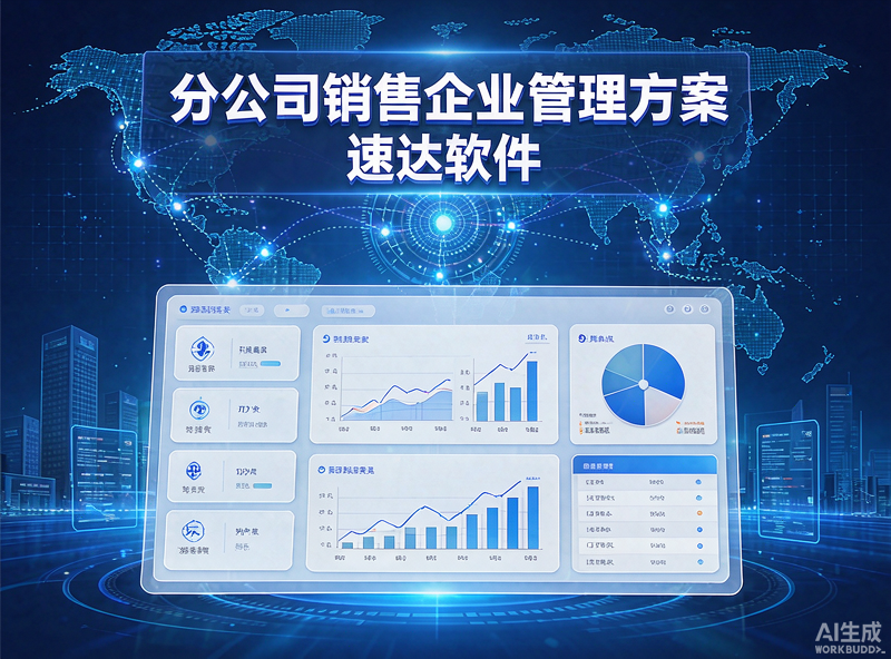 分公司销售企业信息化管理方案 速达3000XP助力多站点业财一体化