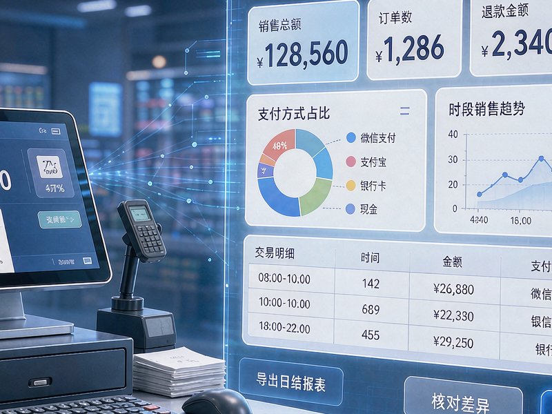 速达软件交接班对账与日结操作教程|全国零售门店每日账务核对避坑指南
