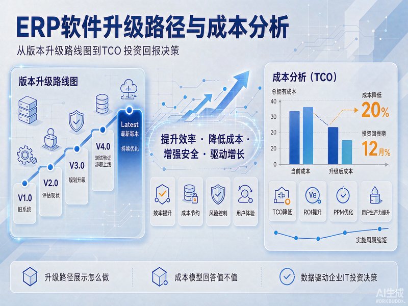 速达软件版本升级路径与迁移成本详解｜2026全国企业ERP升级选型参考