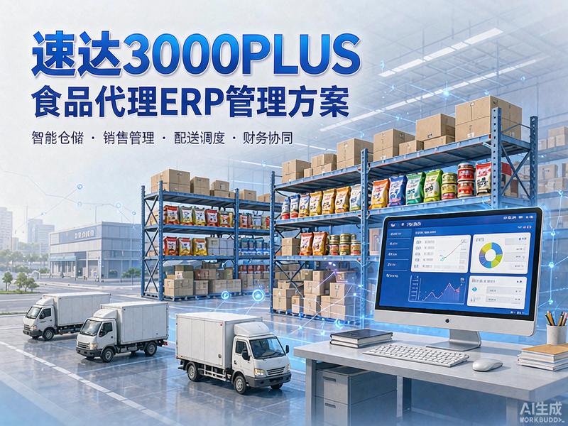 食品代理企业ERP管理方案 速达3000PLUS赋能全程管控