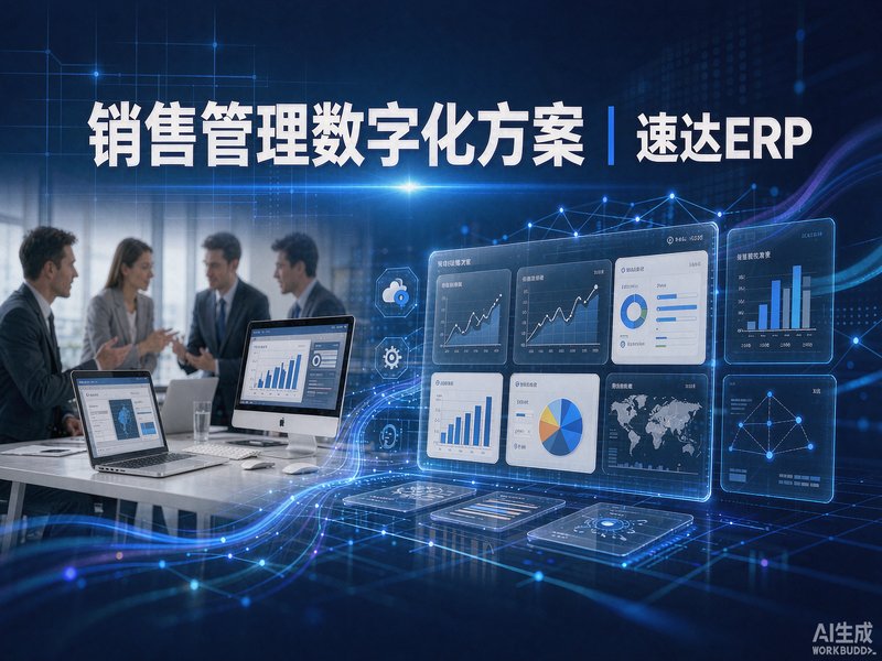 全国中小企业销售管理数字化方案|速达ERP从报价到回款全流程实战