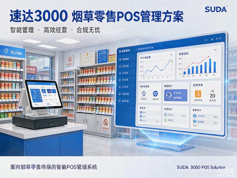 烟草零售POS管理方案 速达3000XP助力多门店统一管控