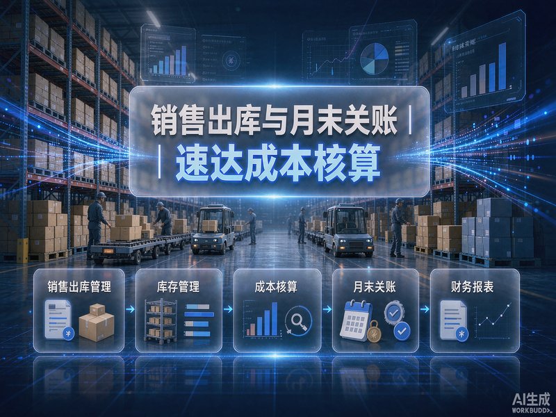 速达软件销售出库与成本核算顺序常见问题教程|全国企业月末关账避坑指南