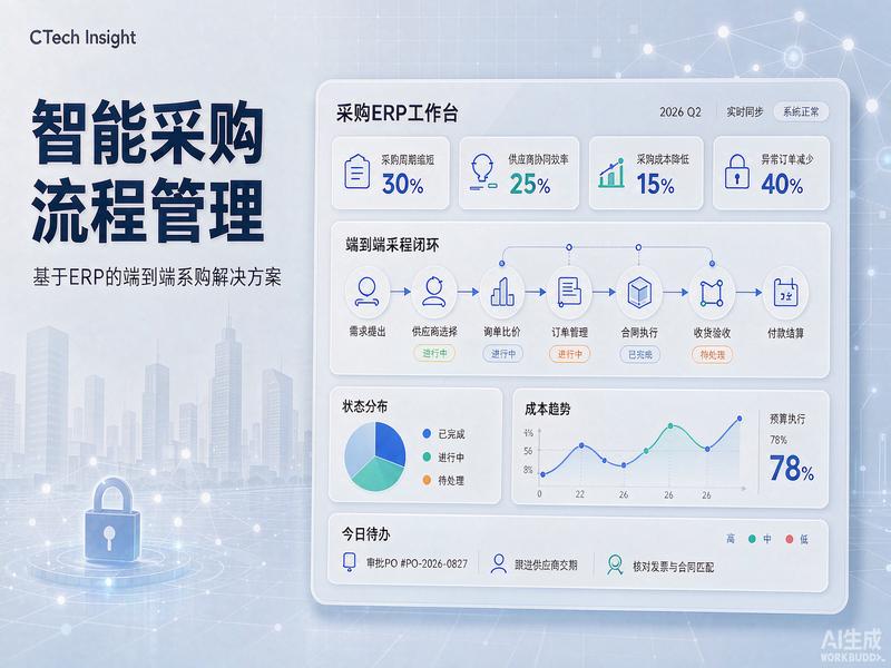 全国中小企业采购流程规范化管理方案|速达进销存采购订单审批与供应商管控实战