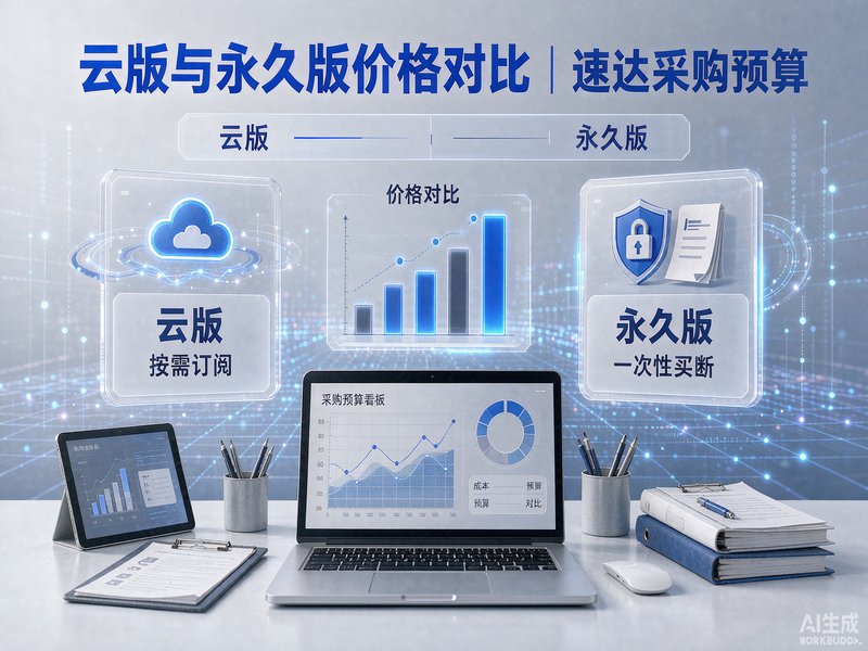速达天耀A30.cloud年费与速达3000永久版价格对比|全国中小企业ERP采购预算参考