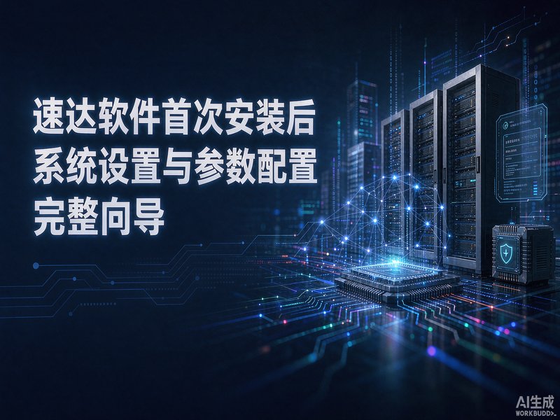速达软件首次安装后系统设置与参数配置完整向导|全国企业快速上手基础配置