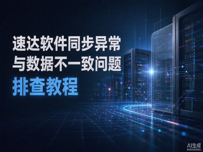 速达软件同步异常与数据不一致问题排查及修复教程|全国企业数据一致性保障
