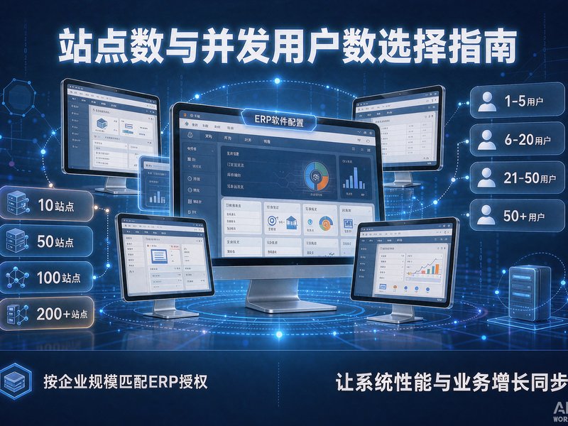 速达软件站点数与并发用户数选择指南——2026全国企业ERP采购人数配置参考