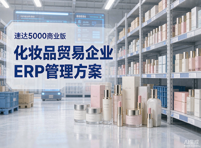 速达5000商业版 化妆品贸易企业ERP管理方案