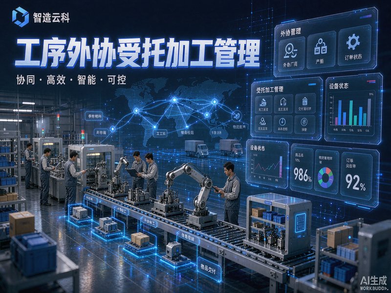 速达软件工序外协与受托加工操作教程｜全国工贸企业生产管理实操