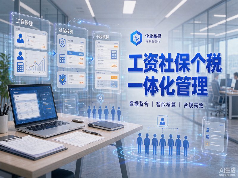 速达ERP工资社保个税一体化管理