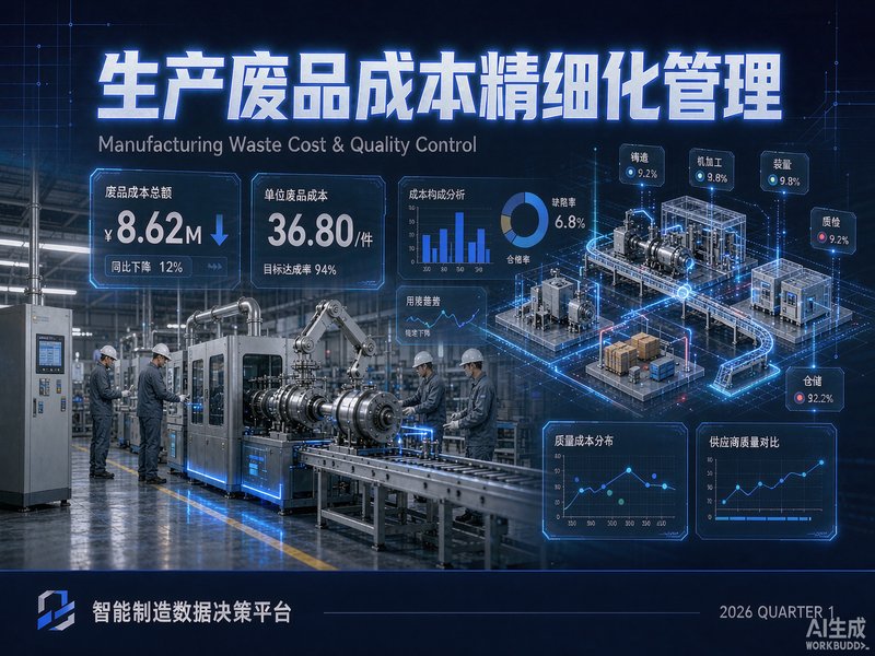 速达ERP废品成本精细化管理