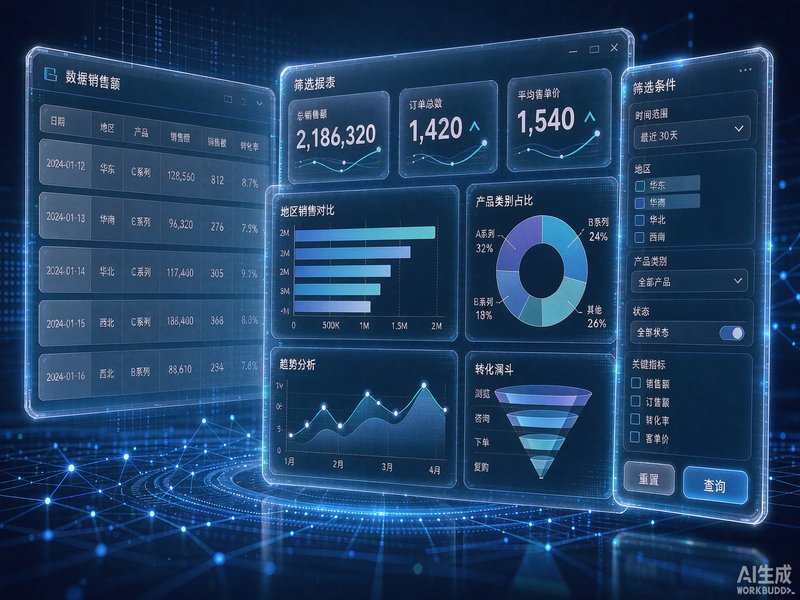 速达软件自定义报表与高级筛选条件组合设置教程|全国企业精细化数据分析实操