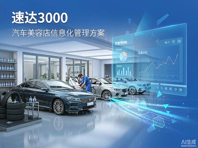 汽车美容店库存财务管理方案 速达软件助力车之友汽车俱乐部高效运营