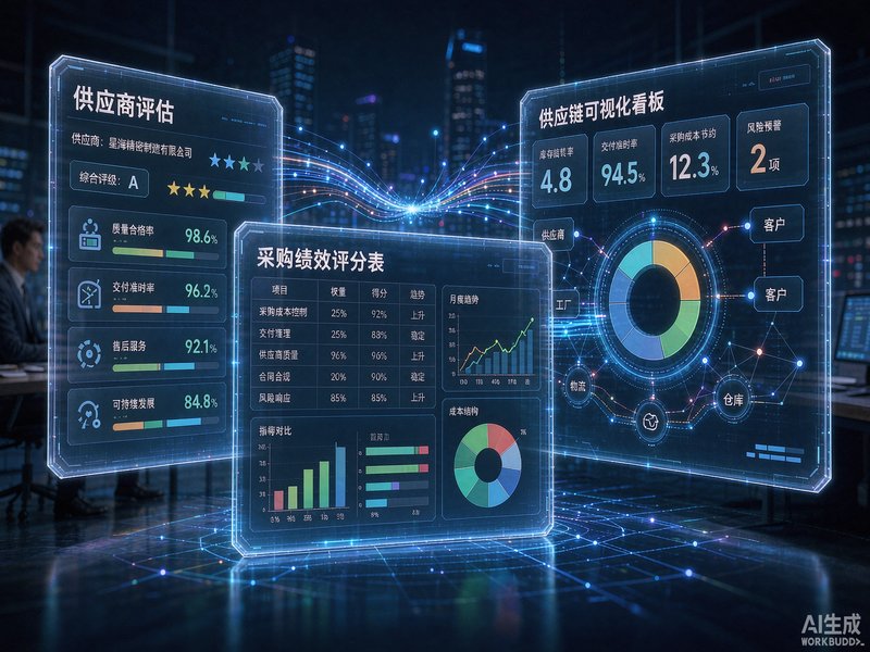 全国商贸企业供应商评估与采购绩效管理方案｜速达进销存采购优化实战