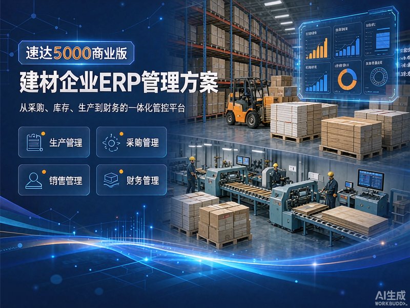 速达5000商业版助力建材企业实现多仓库异价调拨与分仓利润核算