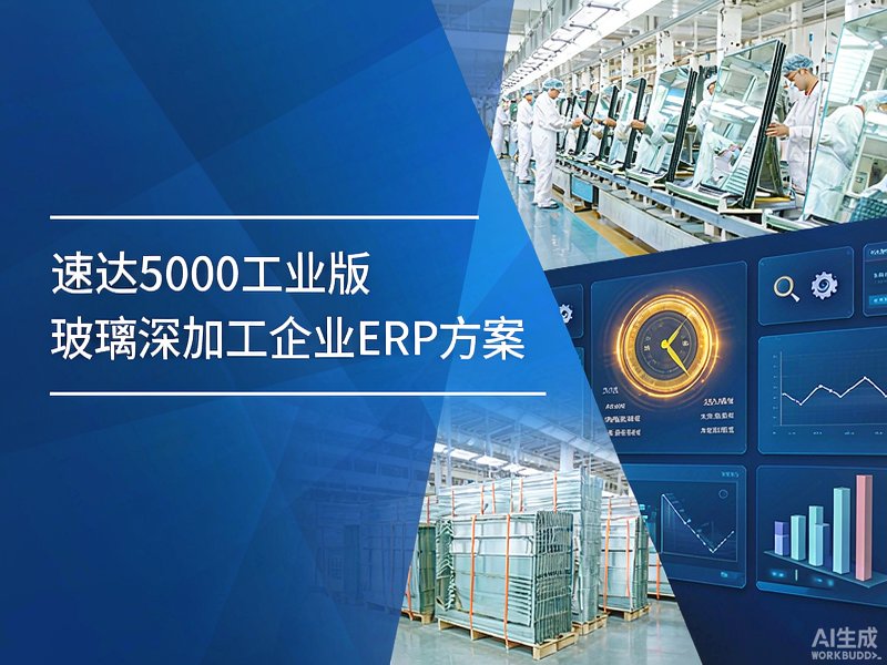 速达5000工业版助力玻璃深加工企业实现两地分厂协同与正次品分仓管理
