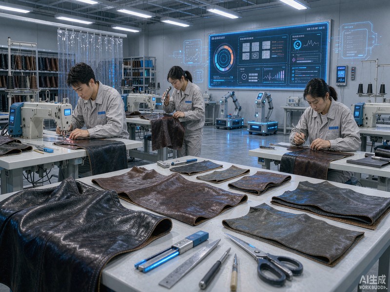 皮革服装生产管理