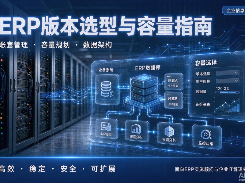 速达软件各版本账套数量与数据容量限制详解｜全国企业ERP选型预算指南