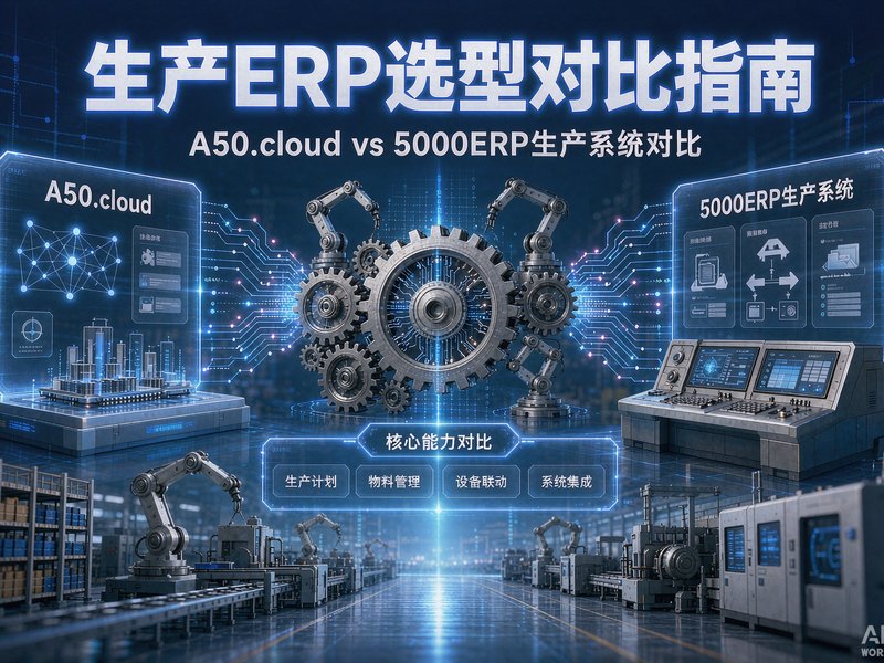 速达天耀A50.cloud生产ERP与速达5000ERP功能差异详解｜全国工贸企业选型参考