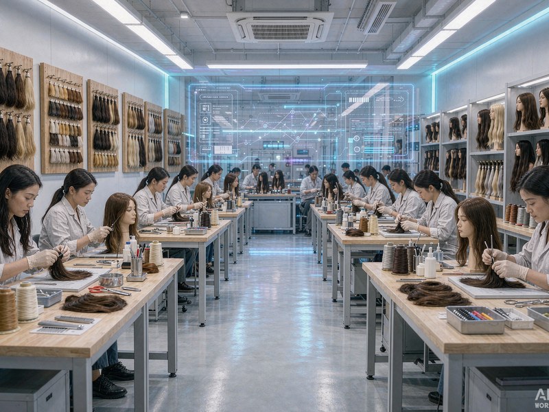 全国假发制品企业发丝配比与手织工序追溯方案|速达ERP
